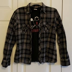 Vintage Style Flannel w/Adjustable Sleeve